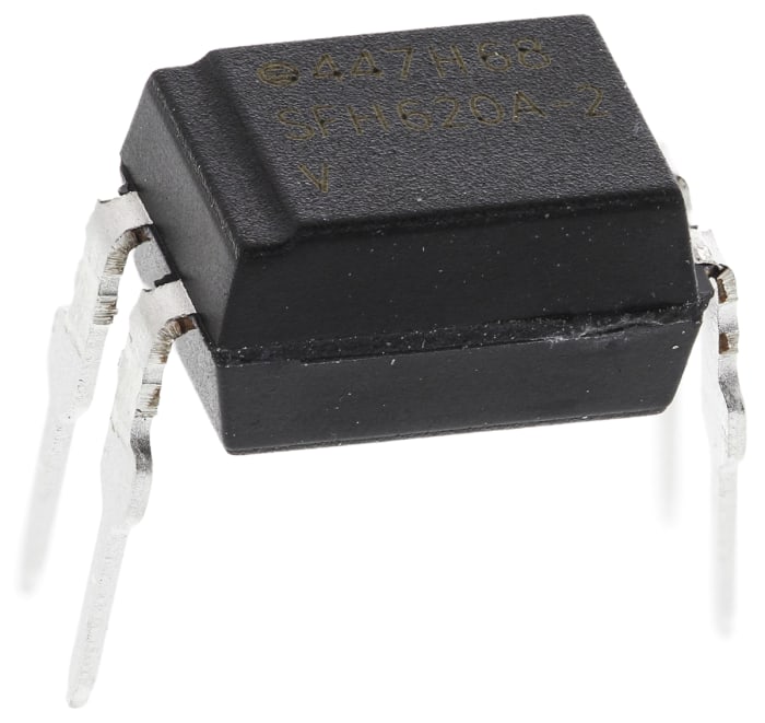 Vishay, SFH620A-2 AC Input Transistor Output Optocoupler, Through Hole, 4-Pin PDIP