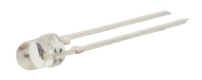 TEPT4400 Vishay, 60 ° Visible Light Phototransistor, Through Hole 2-Pin 3mm (T-1) package