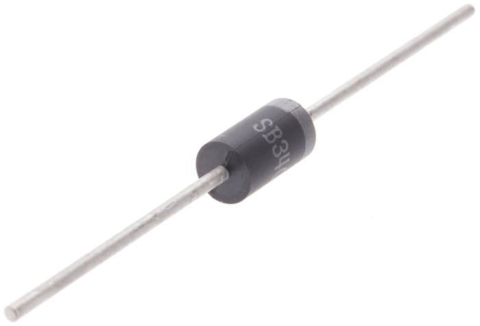 SB340-E3/54 Vishay | Vishay SB340-E3/54, Schottky Diyot, 40V, 3A, 2-Pinli DO-201AD | 700-0903 | RS Components