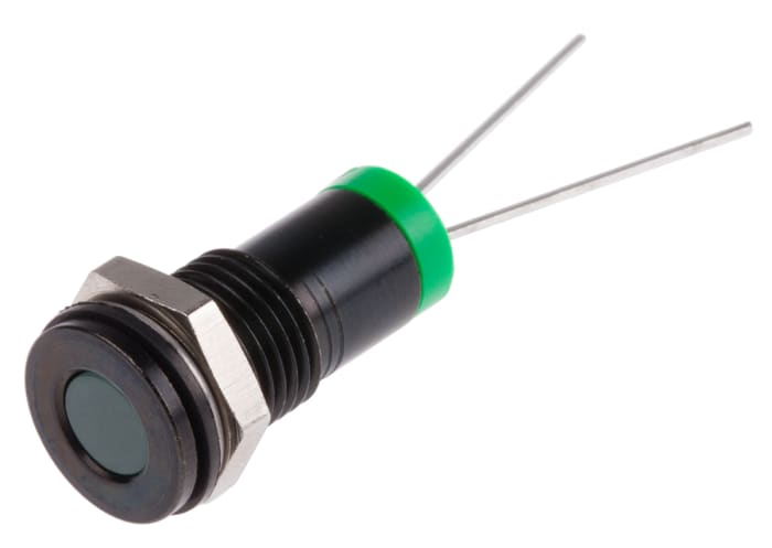 RS PRO Green Panel Mount Indicator, 2 V dc, IP67