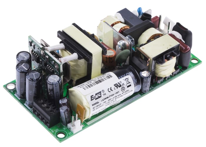 EOS Switching Power Supply, LFMWLT150-1001, 12V dc, 8.33A, 150W, 1 Output, 120 → 390 V dc, 90 → 264 V ac