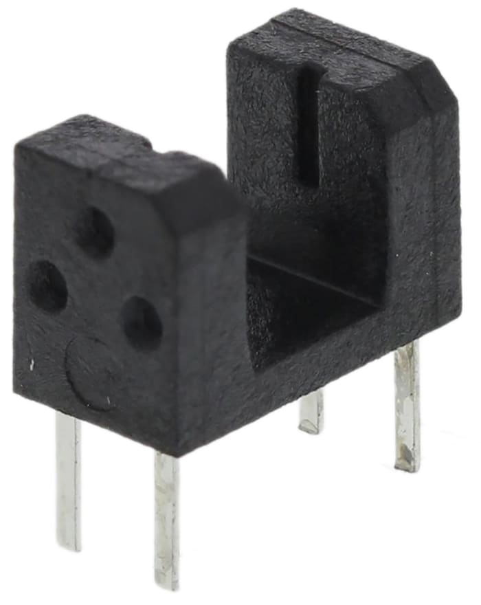 Interruptor óptico ranurado ROHM de 1 canal, ranura de 4mm, mont. pasante, de 4 pines, config. salida Fototransistor