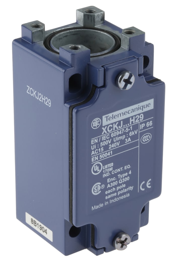 Telemecanique Sensors OsiSense XC Series Limit Switch, 2NO/2NC, IP65, DP, Metal Housing, 240V ac Max, 10A Max