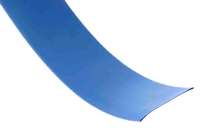 RS PRO Heat Shrink Tubing, Blue 24mm Sleeve Dia. x 3m Length 3:1 Ratio