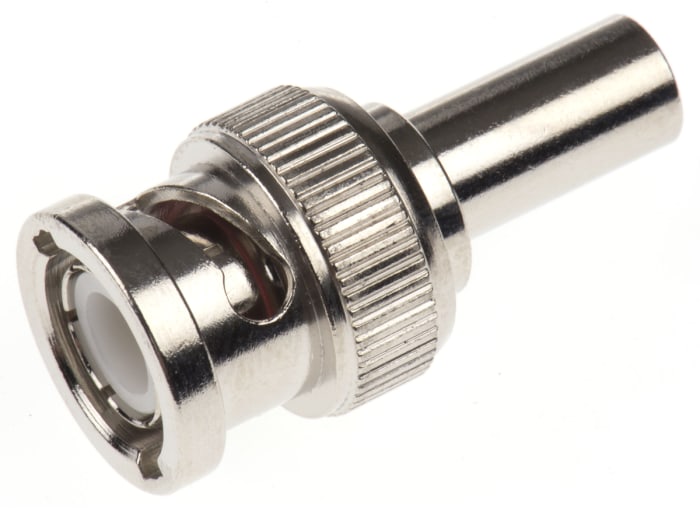 Connecteur BNC Amphenol RF Mâle Droit, raccordement A sertir 50Ω Montage sur câble