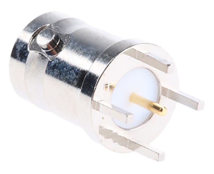 Amphenol RF, Jack PCB Mount BNC Connector, 50Ω, Through Hole Termination, Straight Body