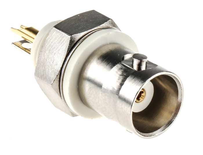 Amphenol RF, Jack Panel Mount BNC Connector, 50Ω, Solder Termination, Straight Body
