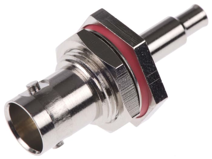 Amphenol RF, Jack Panel Mount BNC Connector, 75Ω, Crimp Termination, Straight Body