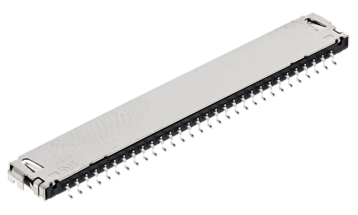 Hirose DF19 Series Right Angle Surface Mount PCB Socket, 30-Contact, 1-Row, 1mm Pitch, Solder Termination
