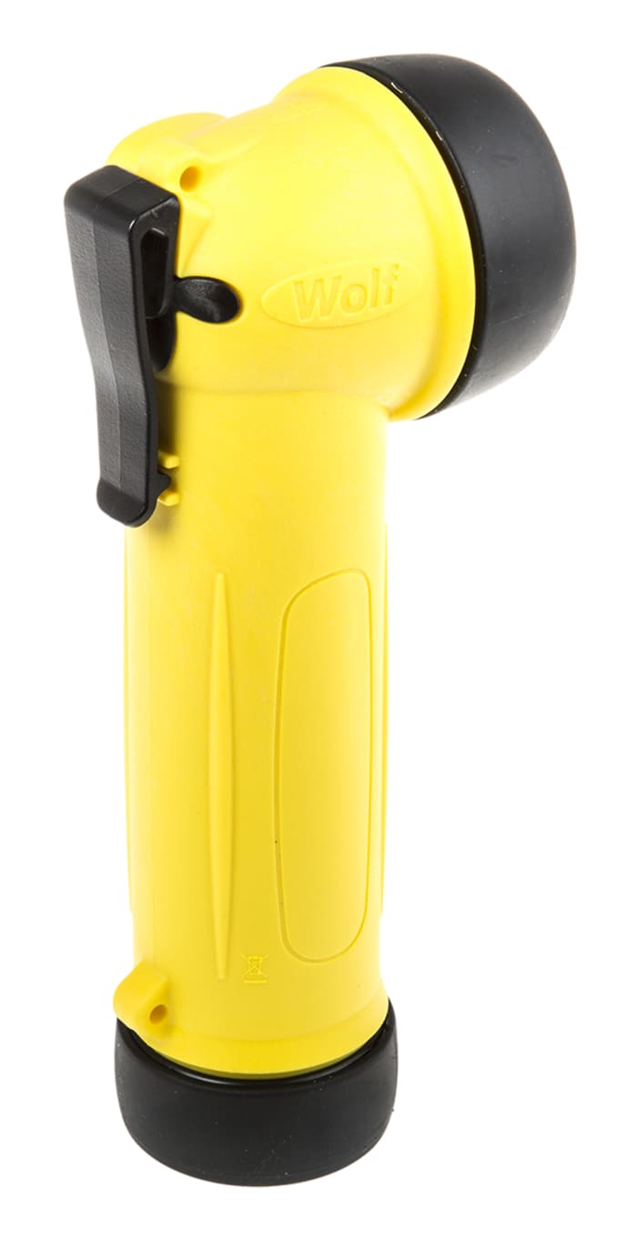 TR-40 Wolf Safety | Wolf Safety ATEX LED Torch Yellow 50 lm, 195 mm ...