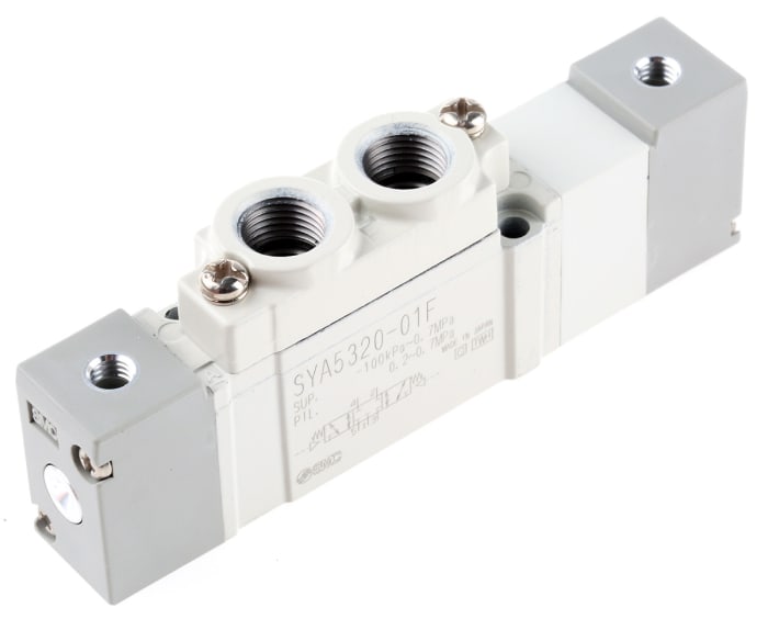 SYA532001F SMC SMC 5/3 Pneumatic Solenoid Valve Pilot/Pilot G 1/8