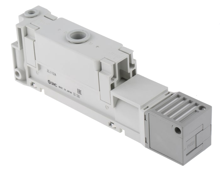 SMC Vacuum Ejector, 1.2mm nozzle , -84kPa 100L/min, ZL112 series