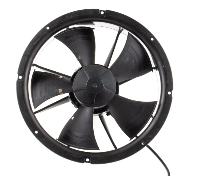 ebm-papst W1G230 Series Axial Fan, 230 V ac, AC Operation, 1000m³/h, 26W, 260mA Max, 230 x 78.5mm