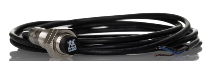 RS PRO Inductive Threaded Barrel Proximity Sensor, M12, 4 mm Detection, NPN NO, 10 → 30 V dc