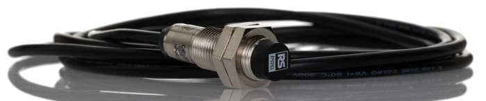 RS PRO Inductive Threaded Barrel Proximity Sensor, M12, 4 mm Detection, PNP NO, 10 → 30 V dc