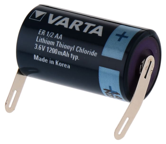 Pile 1/2 AA, 3.6V, Varta, Lithium Thionyle Chloride, 1.2Ah