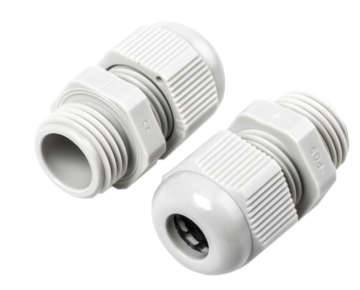 Legrand Grey Polyamide Cable Gland Kit, PG9 Thread, 4mm Min, 8mm Max, IP55