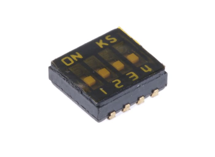 KNITTER-SWITCH 4 Way Surface Mount DIP Switch SPST