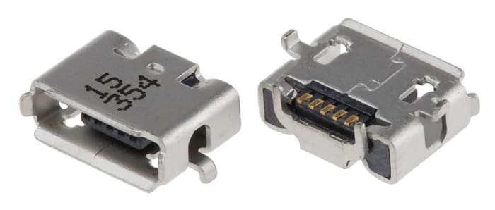 Usb micro ab outlet connector