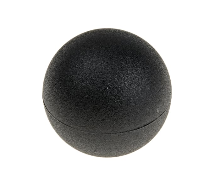 RS PRO Black Ball Clamping Knob, M8, Threaded Hole