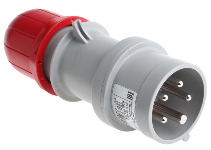 Adaptateur pour connecteur industriel Scame Mâle, 3P + N + E, 16A, 415 V, Montage sur câble