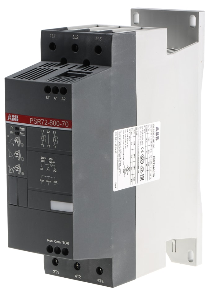 1SFA896113R7000 ABB | ABB PSR 600V ac, 37 kW, 3 Phase Soft Starter ...