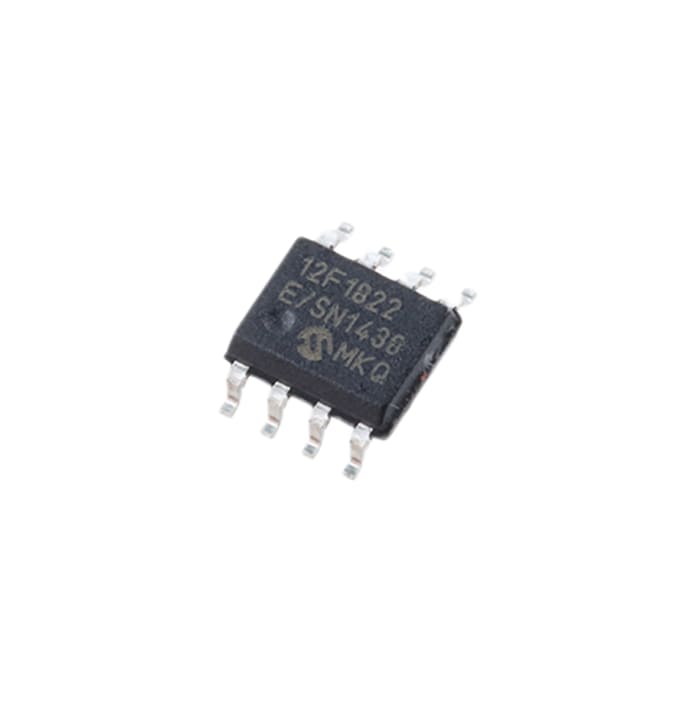 Microchip, 8bit PIC, PIC12F Microcontroller, 32MHz, 256 B, 2K x 14 words Flash, 8-Pin SOIC