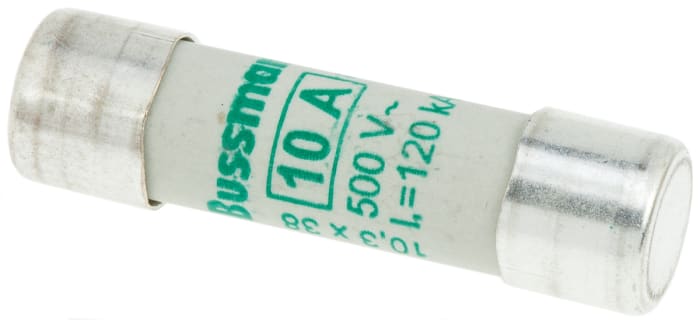 Eaton 10A Ceramic Cartridge Fuse, 10 x 38mm