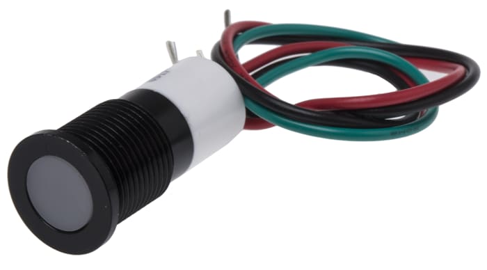 RS PRO Panel Mount Indicator, 12V dc, Lead Wire Termination, IP67