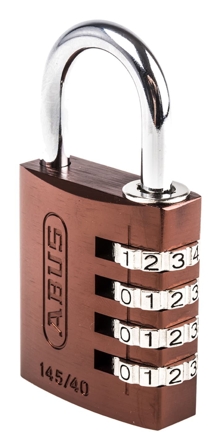 ABUS Combination Aluminium, Steel Padlock, 6mm Shackle, 40mm Body