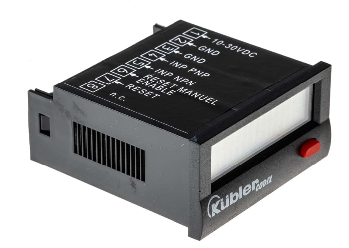 6.140.012.300 Kubler | Kubler CODIX 140 Counter, 7 Digit LCD, 8kHz, 10 ...