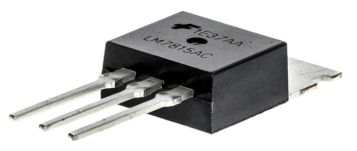 Regulador de tensión lineal, LM7815ACT, 1A 15 V TO-220 3 pines