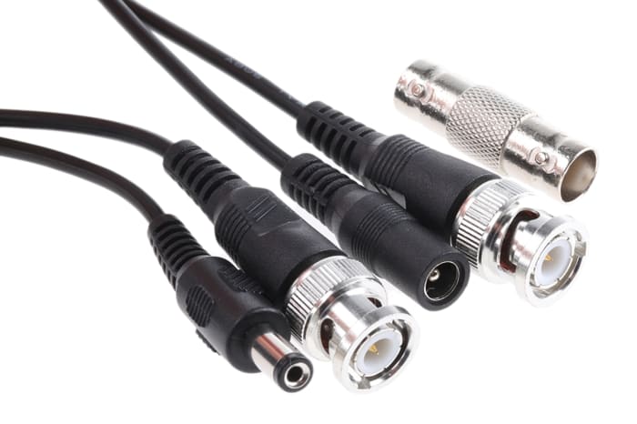 ABUS CCTV Cable for use with All cameras with BNC jack (female) and voltage connection (male)