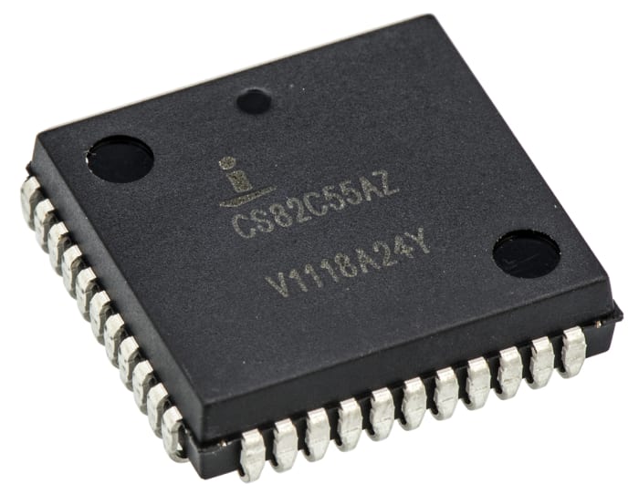 Intersil CS82C55AZ, Input Output Controller, 44-Pin PLCC