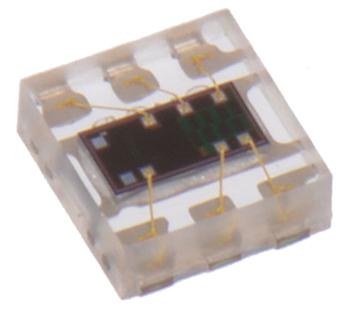 ISL29023IROZ-T7 Renesas Electronics, Light Sensor, 6-Pin ODFN EP