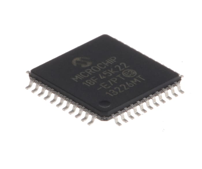 Microchip, 8bit PIC, PIC18F Microcontroller, 16MHz, 32.768 kB, 256 B Flash, 44-Pin TQFP
