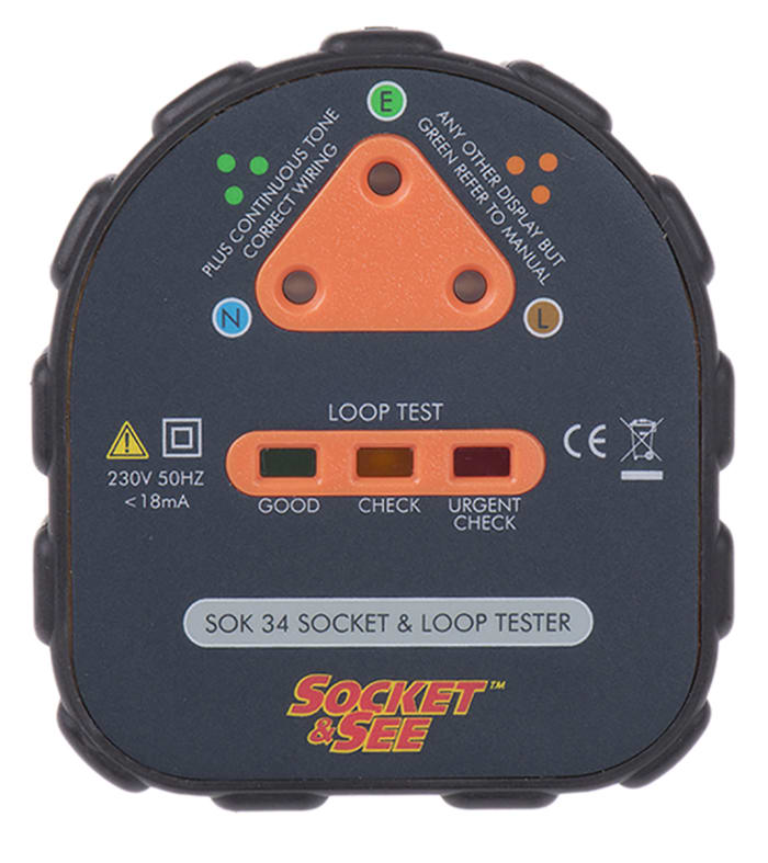 Socket & See SOK40/16HD 230V Industrial Socket Tester