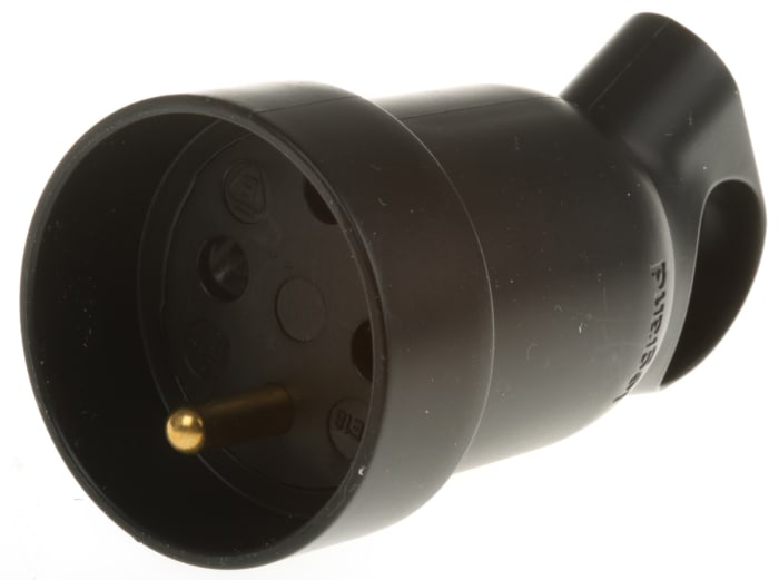 Legrand French Mains Connector, 16A Black, Cable Mount Polymer, 250 V