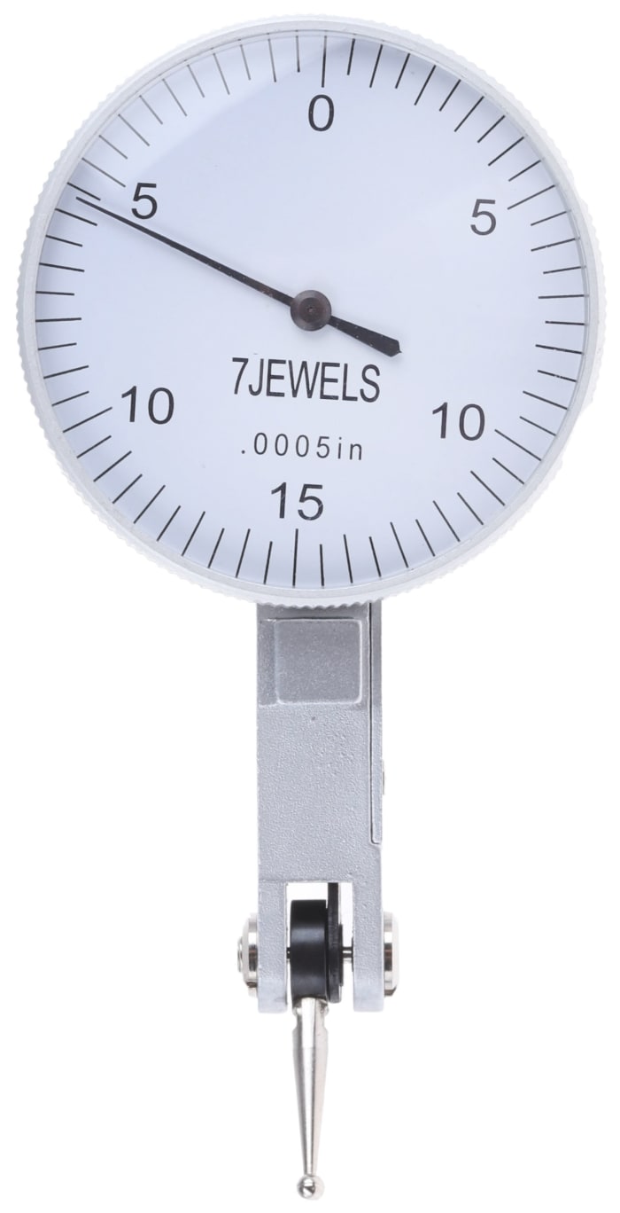 RS PRO Both DTI Gauge, +0.03in Max. Measurement, 0.0005 in Resolution, ±0.0005 in Accuracy