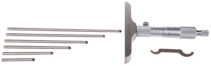 RS PRO 150mm Metric Depth Gauge Micrometer