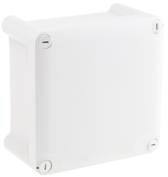 Coffret mural Legrand Atlantic en Polycarbonate, Hauteur 150 mm, Largeur 150 mm, Profondeur 81mm, Gris, IP55