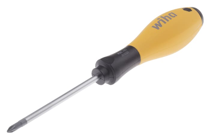 Wiha Phillips Screwdriver, PH1 Tip, 80 mm Blade, 191 mm Overall