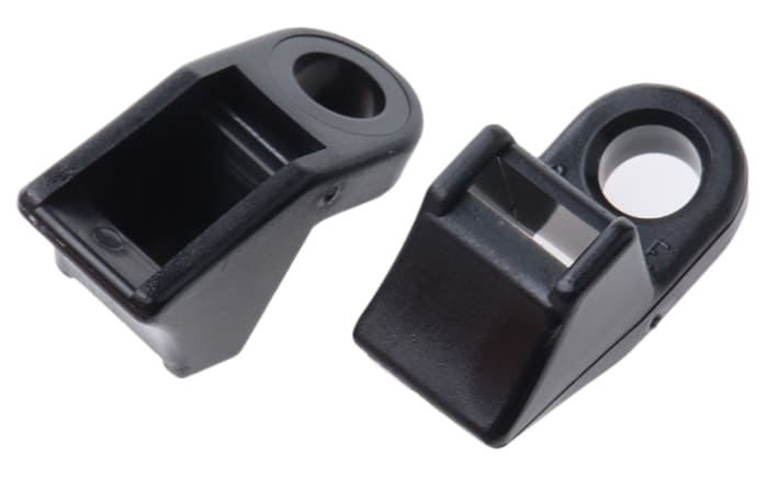 Support de serre-câble HellermannTyton LKC autoadhésive, Noir, 27mm x 12 mm, Ø fixation 6mm