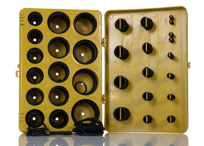 RS PRO RS PRO Metric ORing Kit Nitrile, Kit Contents 385 Pieces