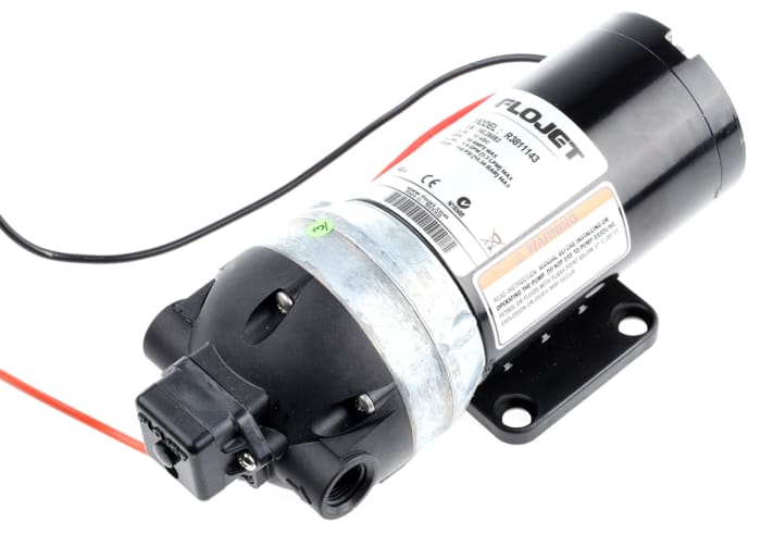 Pompe volumétrique Xylem Flojet, 5.5L/min., 12 V Diaphragme Electrique, 10,5 bars R381