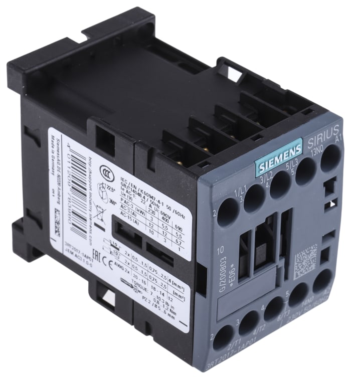 3RT2017-1AP01 Siemens | Siemens SIRIUS Innovation 3RT2 Series Contactor ...