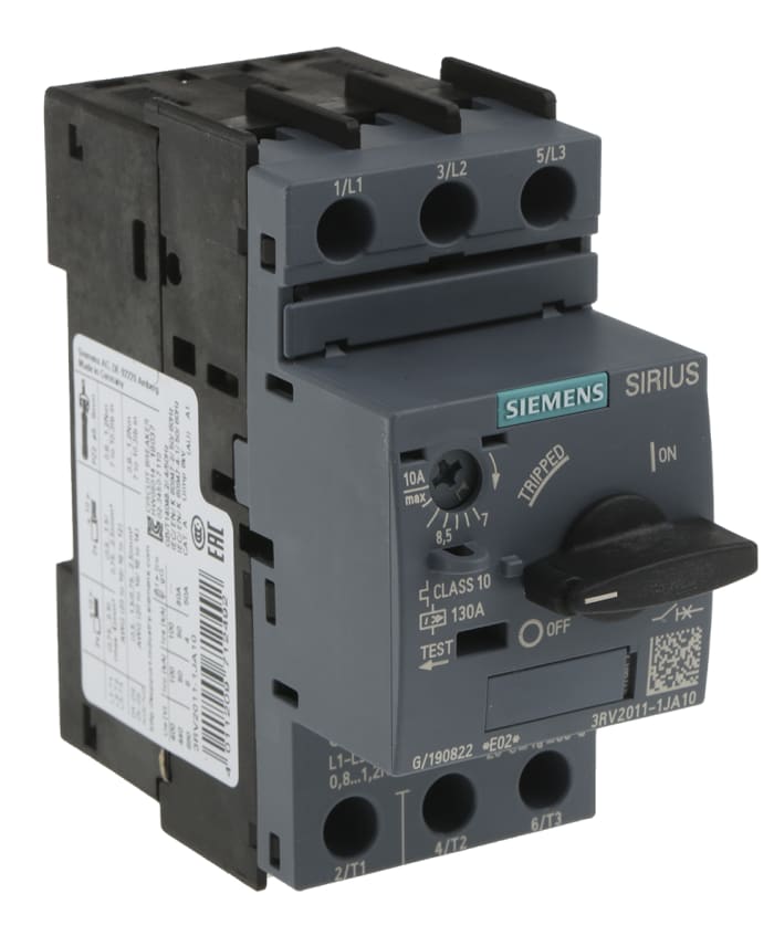3RV2011-1JA10 Siemens | Siemens 7 → 10 A Sirius Innovation Motor ...