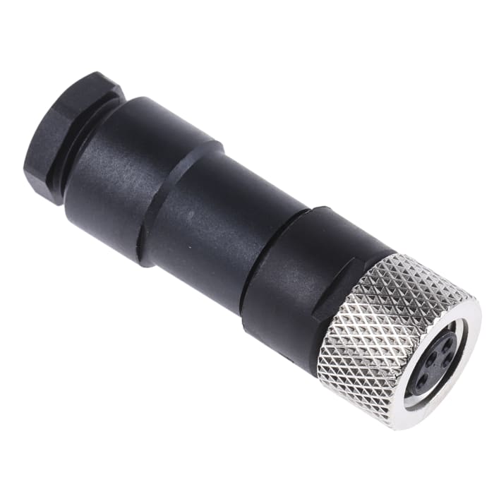 binder Circular Connector, 4 Contacts, Cable Mount, M8 Connector, Socket, Female, IP67, 768 Series