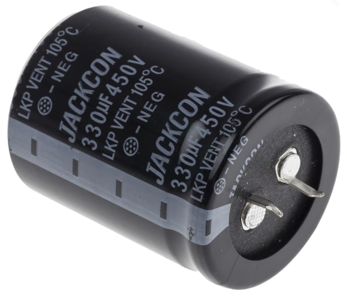 RS PRO | RS PRO 330μF Aluminium Electrolytic Capacitor 450V dc, Snap-In | 706-3336 | RS