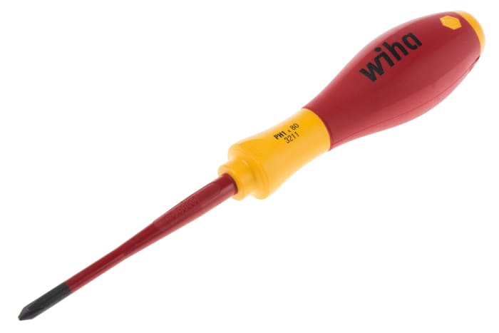 Tournevis isolé Wiha, pointe Phillips PH1 type Tournevis isolé, VDE/1000V